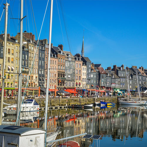 autour du port honfleur